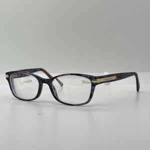 Coach HC 6065 5288 Eyeglasses Confetti Purple 49-17-135 Frames Only Full Rim